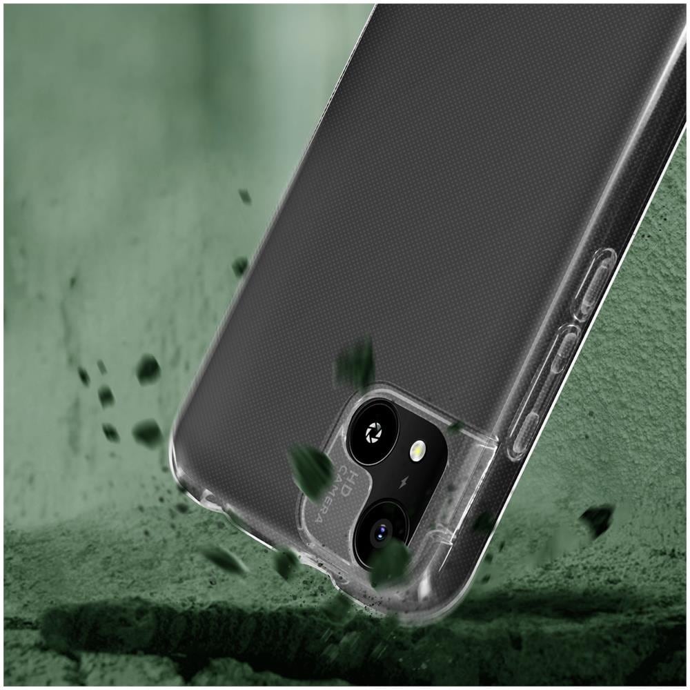 Cover Per Logicom Five Silicone Trasparente + Vetro Temperato 9h Nero Bigben - Foto 2