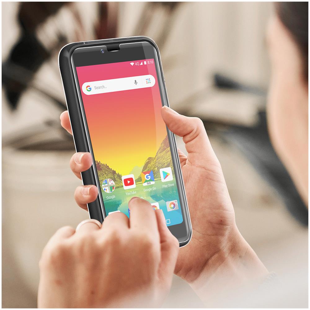 Cover Per Logicom Five Silicone Trasparente + Vetro Temperato 9h Nero Bigben - Foto 5