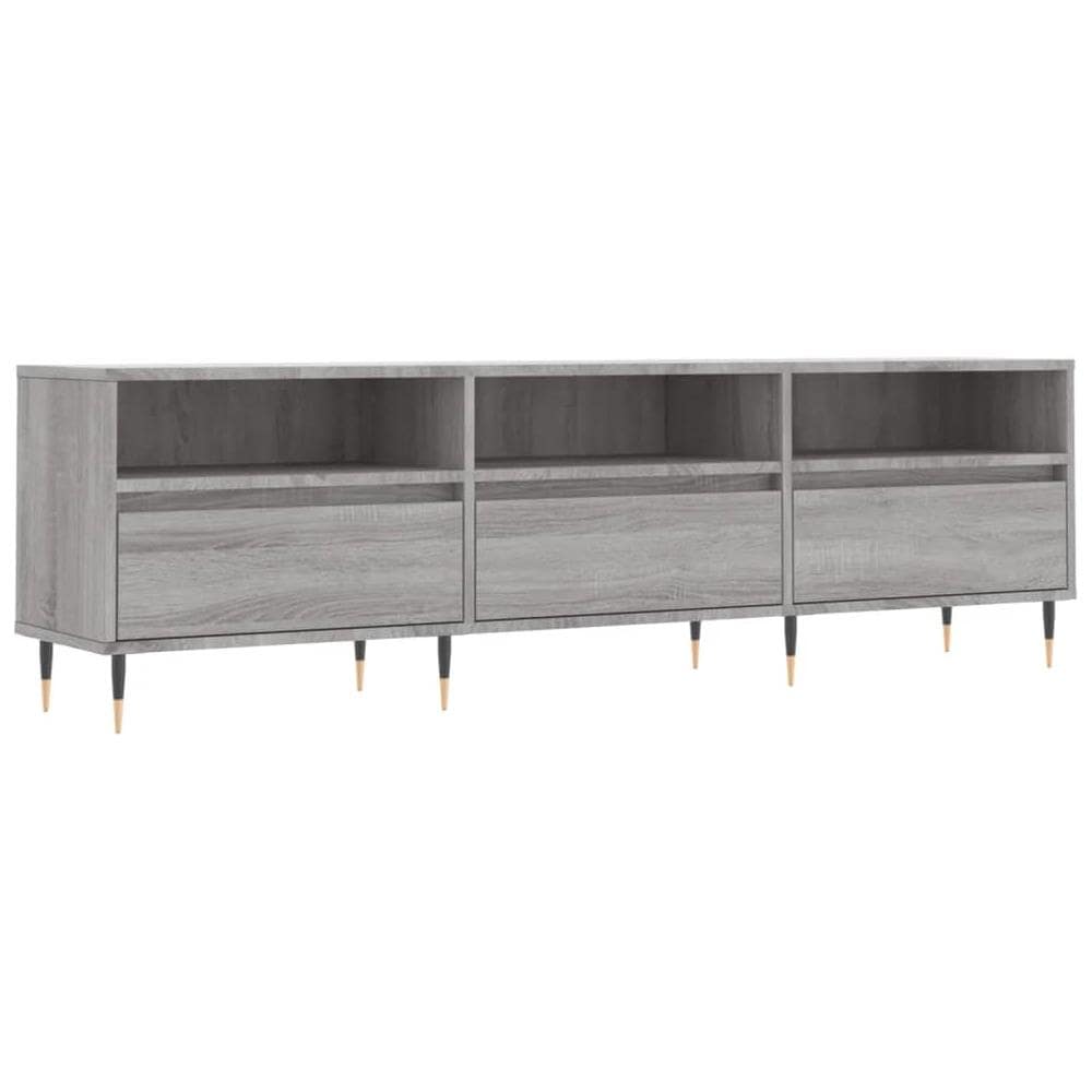 Mobile Porta Tv Grigio Sonoma 150x30x44,5 Cm Legno Multistrato - Foto 2