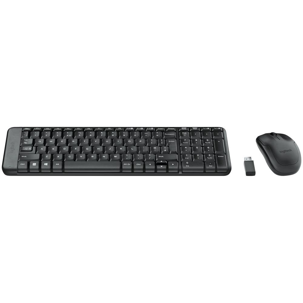Tastiera e Mouse Wireless 920-003157  per PC/server (Layout QWERTY) Colore Nero - Foto 1