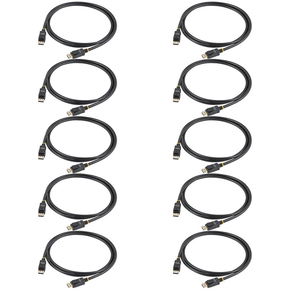 Cavo DisplayPort certificato VESA da 2m - 10 Pezzi - Cavetto Display Port 1.2 4K 60Hz UHD, cavo monitor DP a DP, connettori DP con chiusure a scatto - Foto 8
