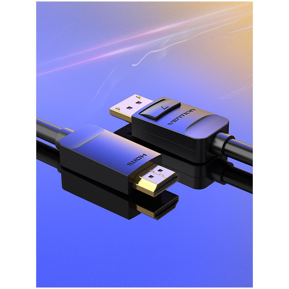HADBG cavo e adattatore video 1,5 m DisplayPort HDMI Nero - Foto 2