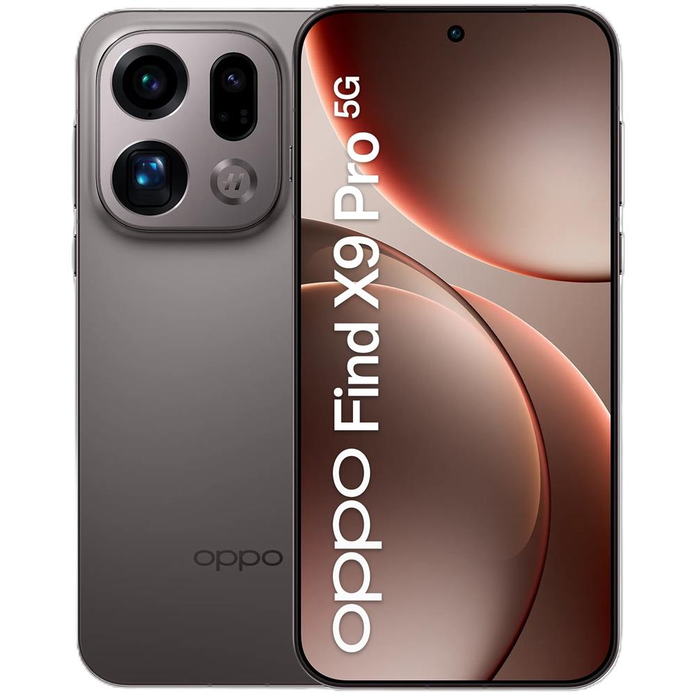 Find X9 Pro 5G AI 512GB 16GB Ram Display 6.78" 120Hz Amoled Main Camera: 50+200+50MP, Selfie 50MP Dual nanoSim (+eSim) USB Type-C Android 16 7500mAh Titanium Charcoal - Foto 1