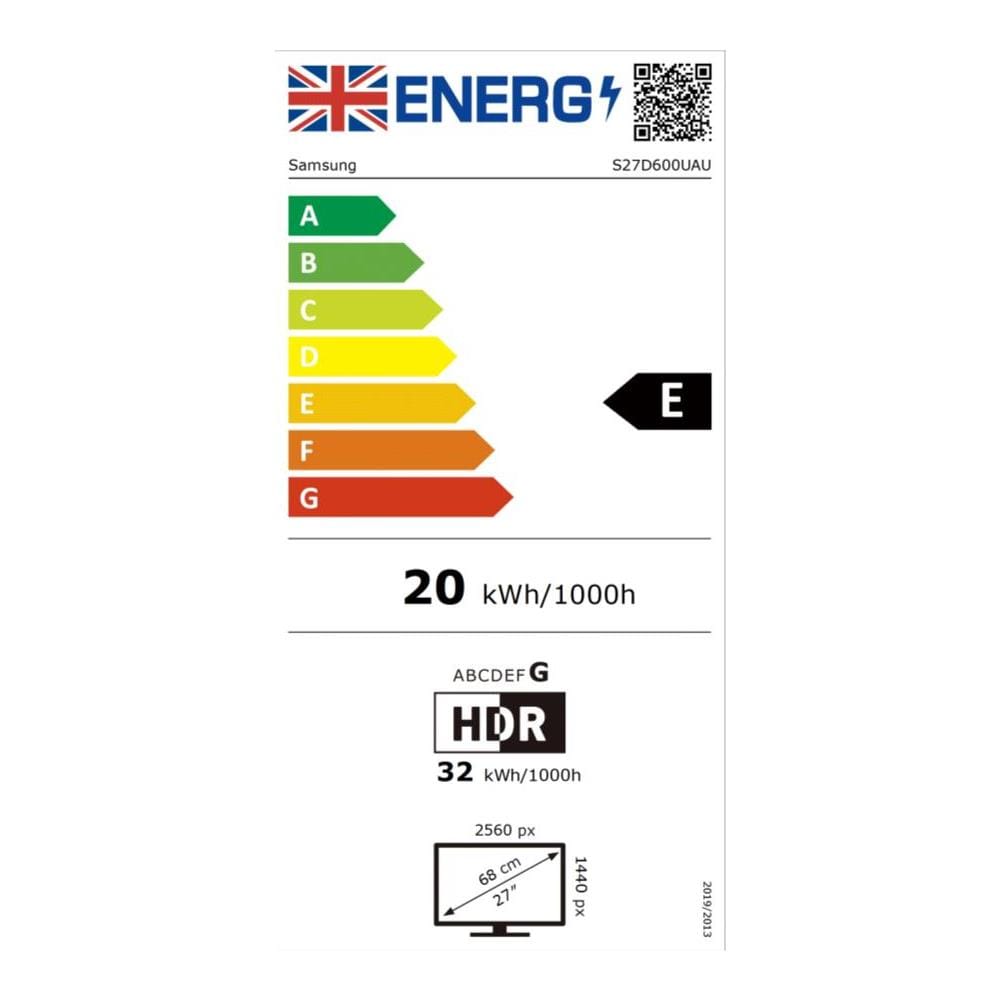 Monitor 27" IPS Flat LS27D600UAUXXU Quad HD Tempo di risposta 5 ms - Foto 2