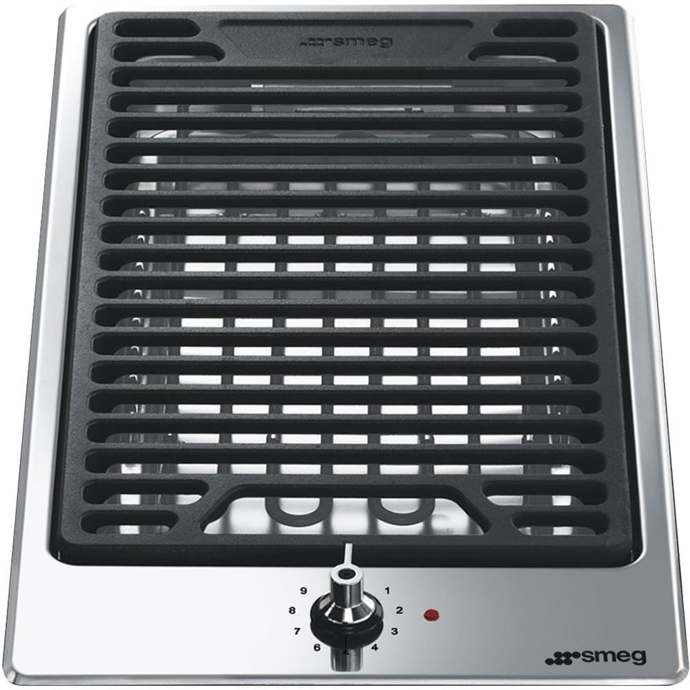 Piano Cottura Barbecue Elettrico PGF30B 1 Zona Cottura da 30 cm Colore Inox / Nero - Foto 1