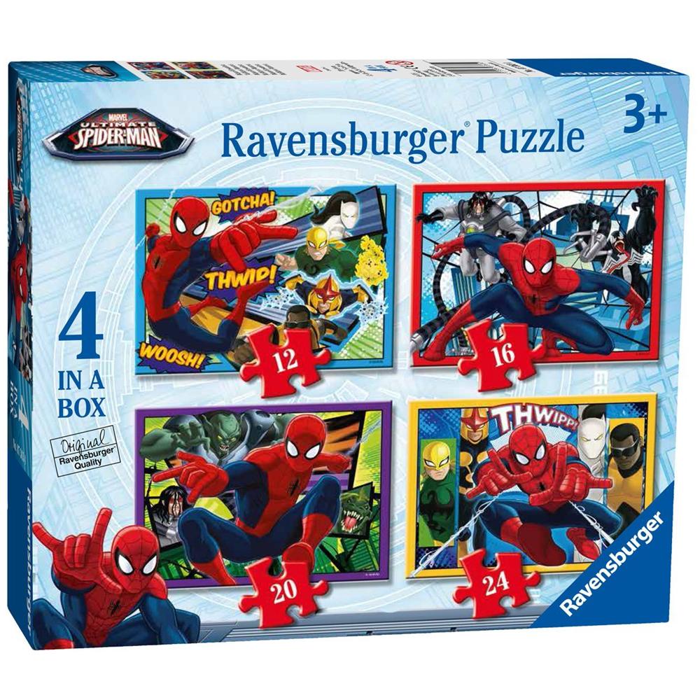 Puzzle Ultimate Spider-Man 4 X 72 pz 19 x 14 cm 7363 - Foto 1