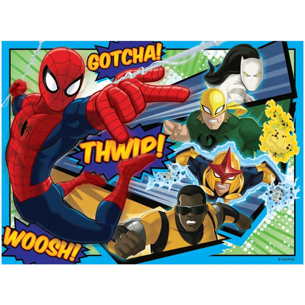 Puzzle Ultimate Spider-Man 4 X 72 pz 19 x 14 cm 7363 - Foto 2