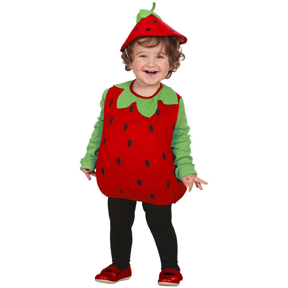 Costume Da Fragola Per Bambini 1 A 3 Anni - Foto 1