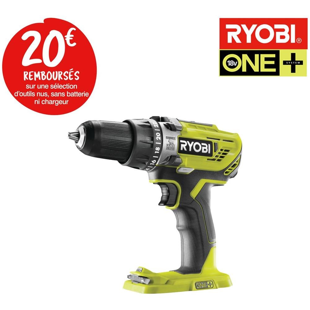 Trapano Ryobi 18v Impact Oneplus Caricabatterie Senza Batteria R18pd3-0 - Foto 2