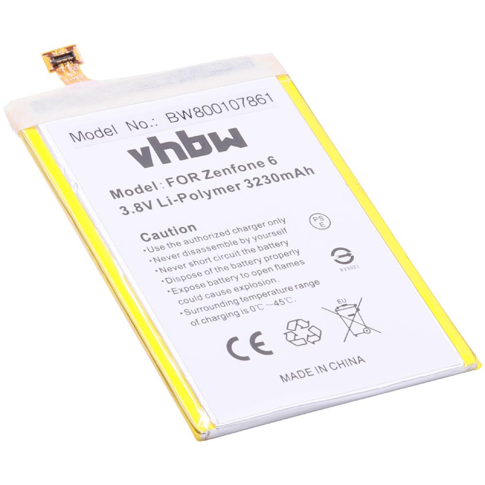 Li-polimeri Batteria 3230mah (3.8v) Per Cellulare Telefono Smartphone Asus A600, A600cg, T00g, Zenfone 6 Come C11-p1325, C11p1325. - Foto 2