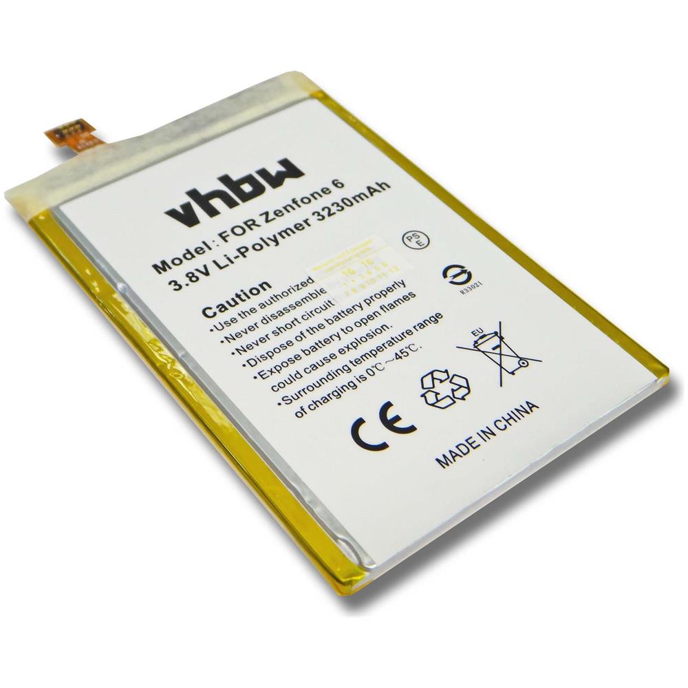 Li-polimeri Batteria 3230mah (3.8v) Per Cellulare Telefono Smartphone Asus A600, A600cg, T00g, Zenfone 6 Come C11-p1325, C11p1325. - Foto 1