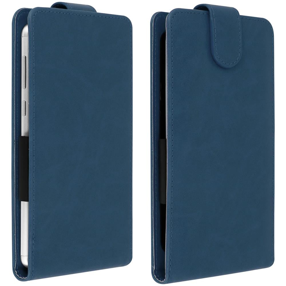 Custodia Smartphone 4,7''"" A 5,0'' Sportellino Portafoglio Universale Blu Scuro - Foto 5