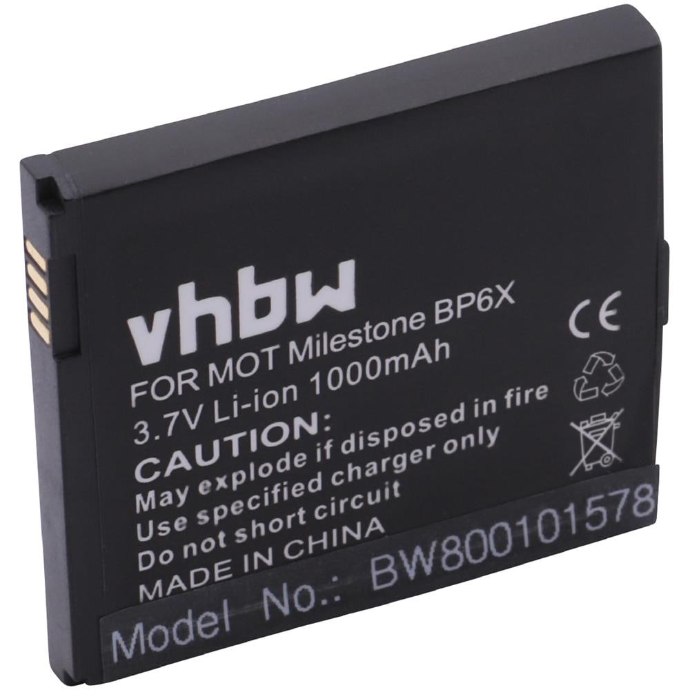 Li-ion Batteria 1000mah (3.7v) Per Cellulari E Smartphone Motorola Motoluxe Xt609, Xt610, Xt615, Xt701 Come Snn5874a, Snn5898a, Bp6xsnn5843a. - Foto 1