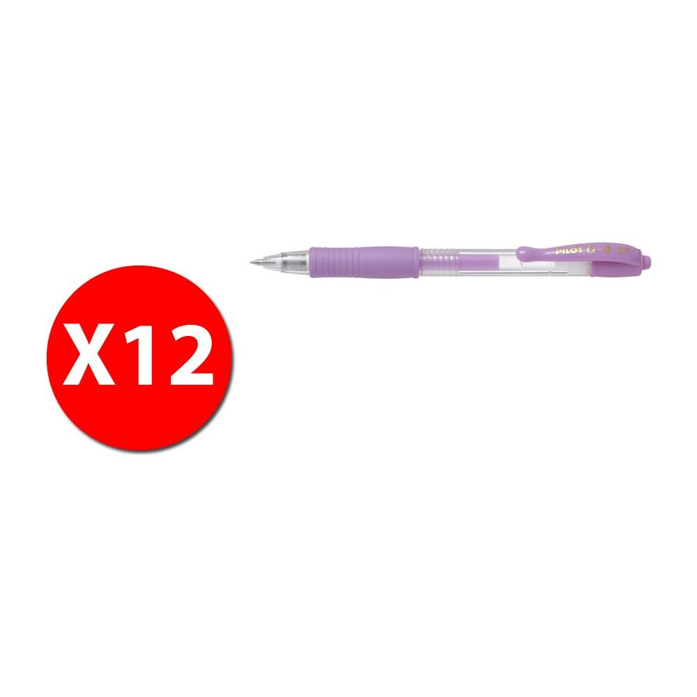 G-2 Pastel 011368 - Roller Inchiostro Gel - Viola Chiaro - Punta Media - Conf. 12 Pz - Foto 1