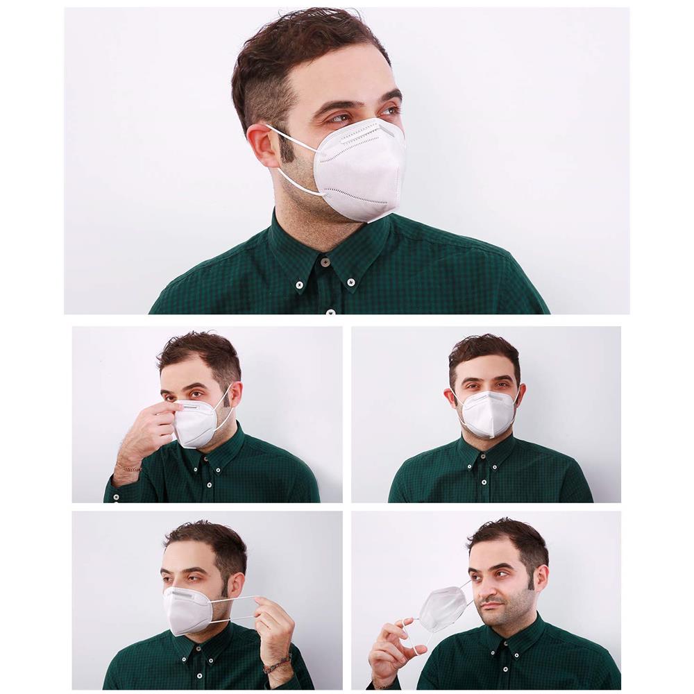 10 / pezzi N-95 Mask Mask In Tessuto Non Tessuto - Foto 3
