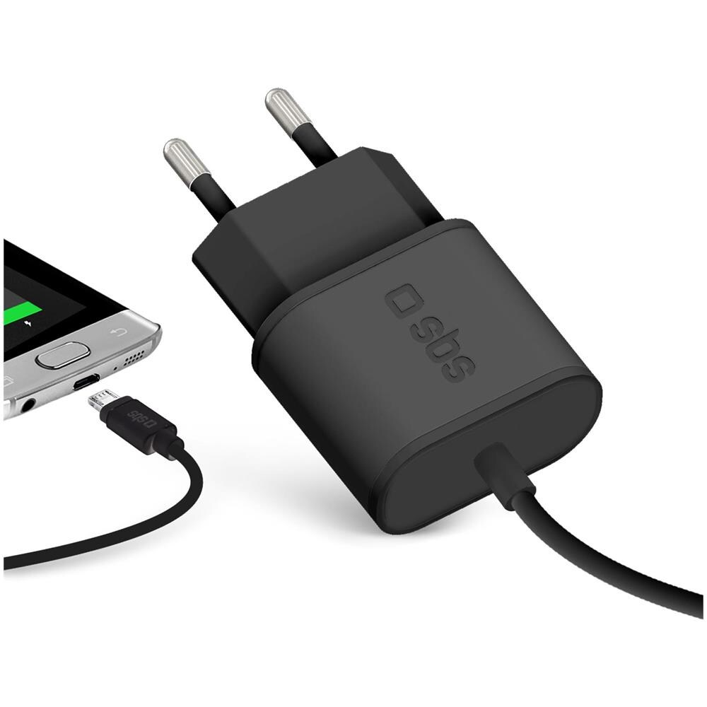 Caricabatterie Da 2100 Mah Con Cavo Micro Usb - Foto 3