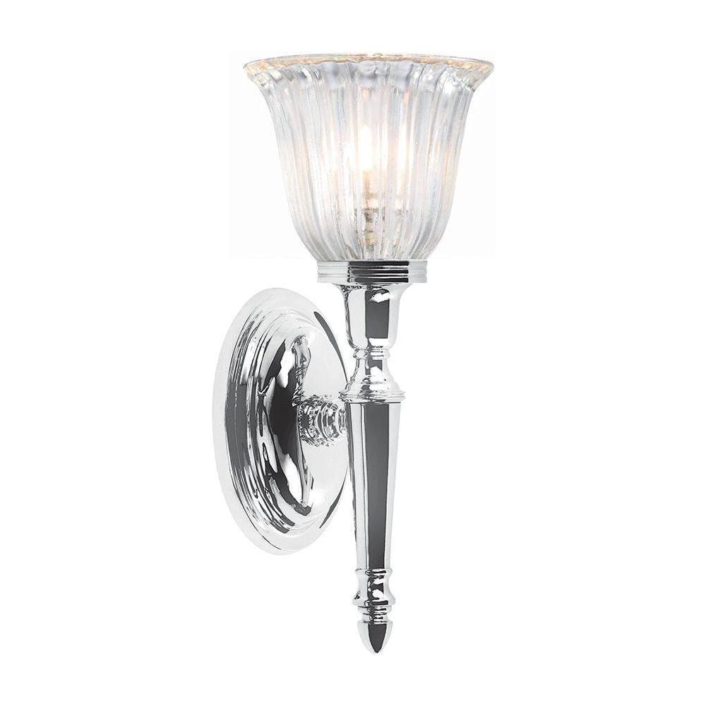 Applique Da Parete Per Bagno 1 Luce Cromo Lucido Ip44, G9 - Foto 1