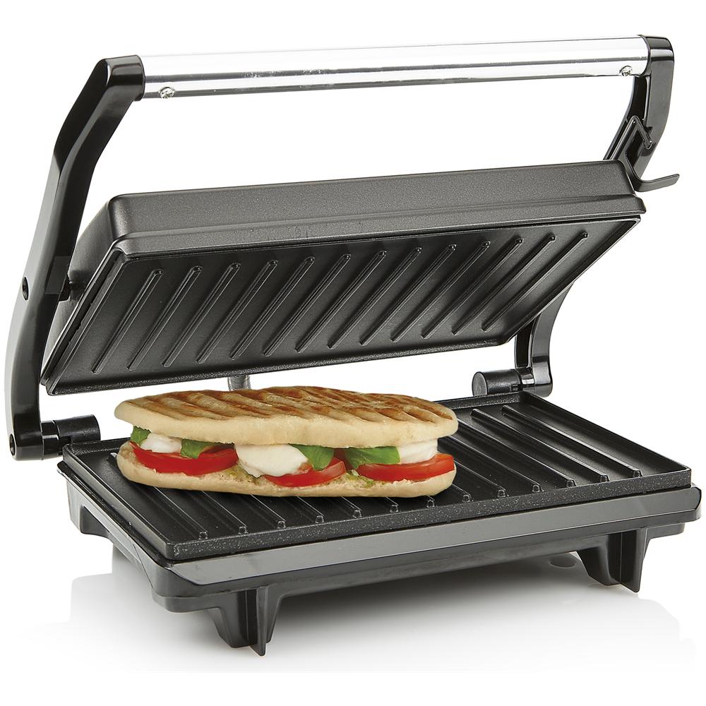 Grill contact, Da tavolo, Nero, Acciaio inossidabile, Rettangolare - Foto 2