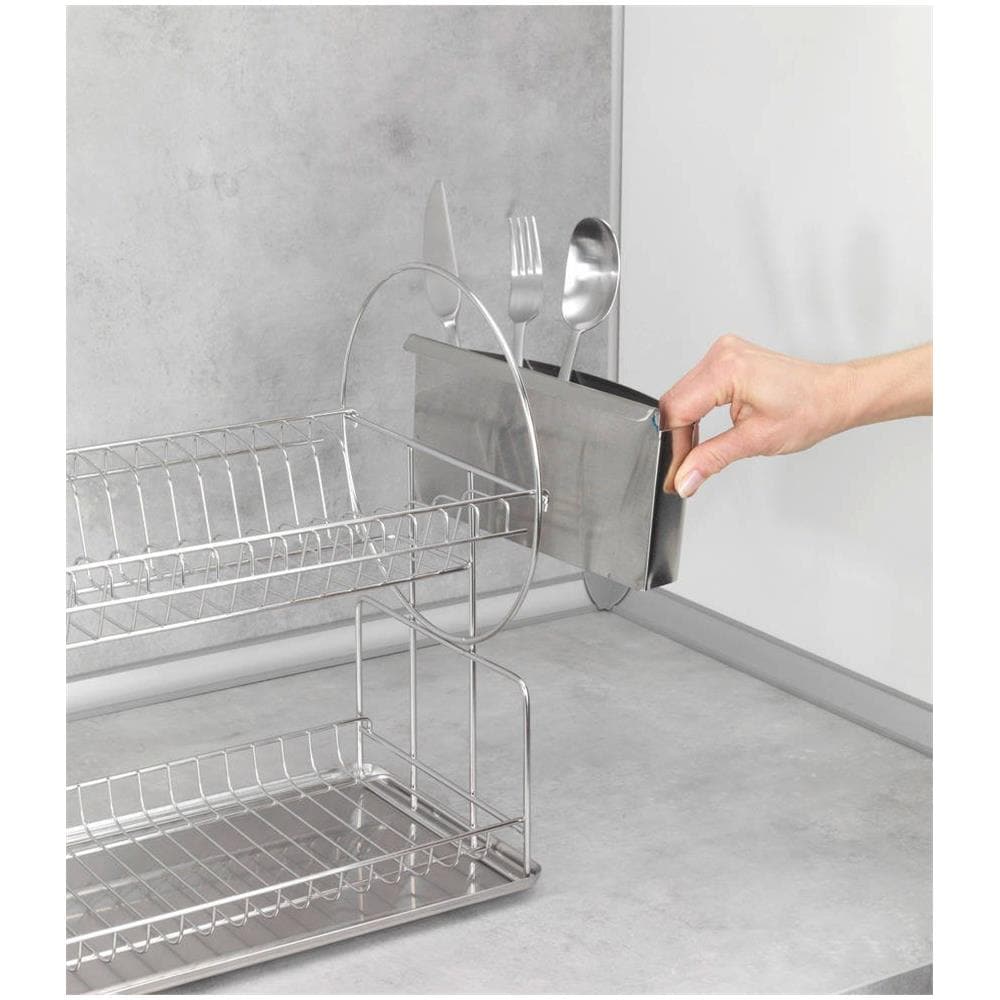 Lavastoviglie, Asciuga Piatti In Acciaio Inox - 2 Livelli, Wenko - Foto 2