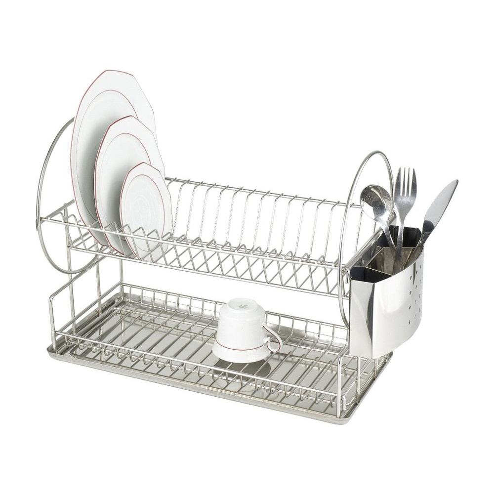 Lavastoviglie, Asciuga Piatti In Acciaio Inox - 2 Livelli, Wenko - Foto 1