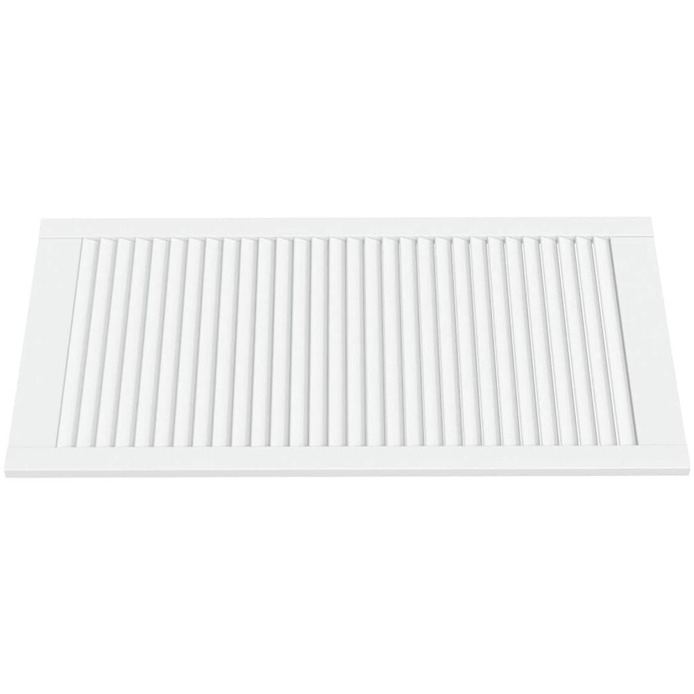 Ante a Lamelle 2 pz Bianche 99,3x49,4 cm in Legno di Pino - Foto 2