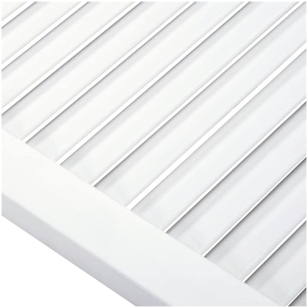 Ante a Lamelle 2 pz Bianche 99,3x49,4 cm in Legno di Pino - Foto 5