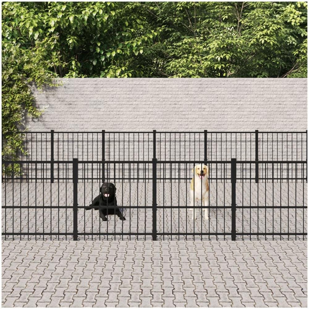Gabbia Per Cani Da Esterno In Acciaio 42,34 M - Foto 1