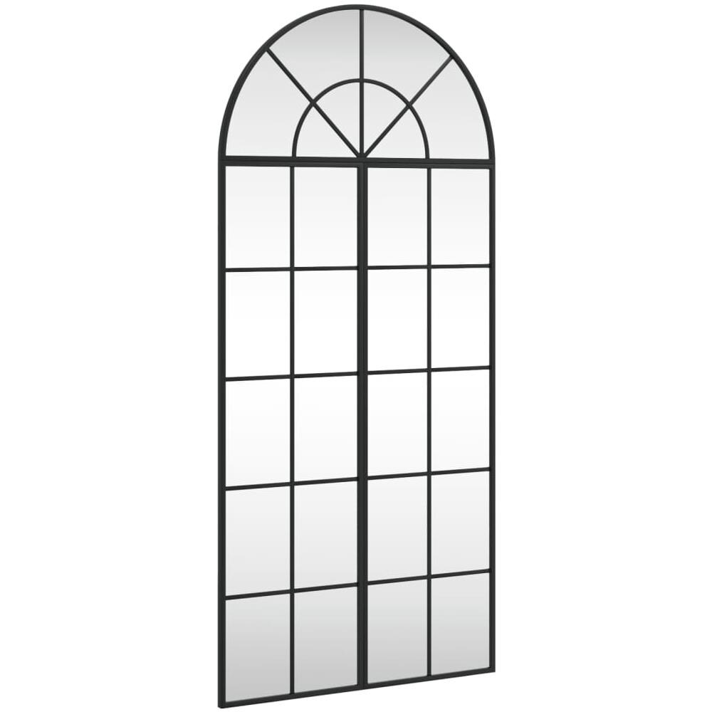 Specchio Da Parete Nero 60x130 Cm Arco In Ferro - Foto 2