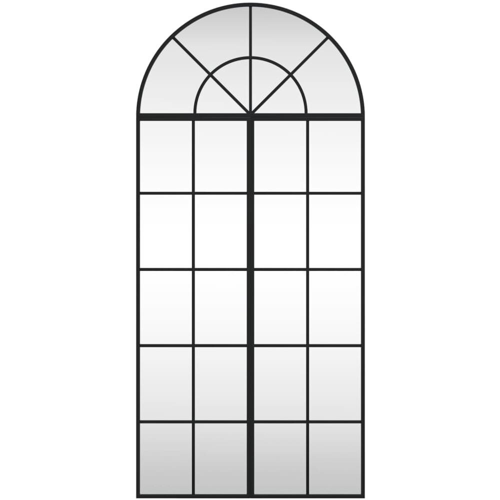 Specchio Da Parete Nero 60x130 Cm Arco In Ferro - Foto 3