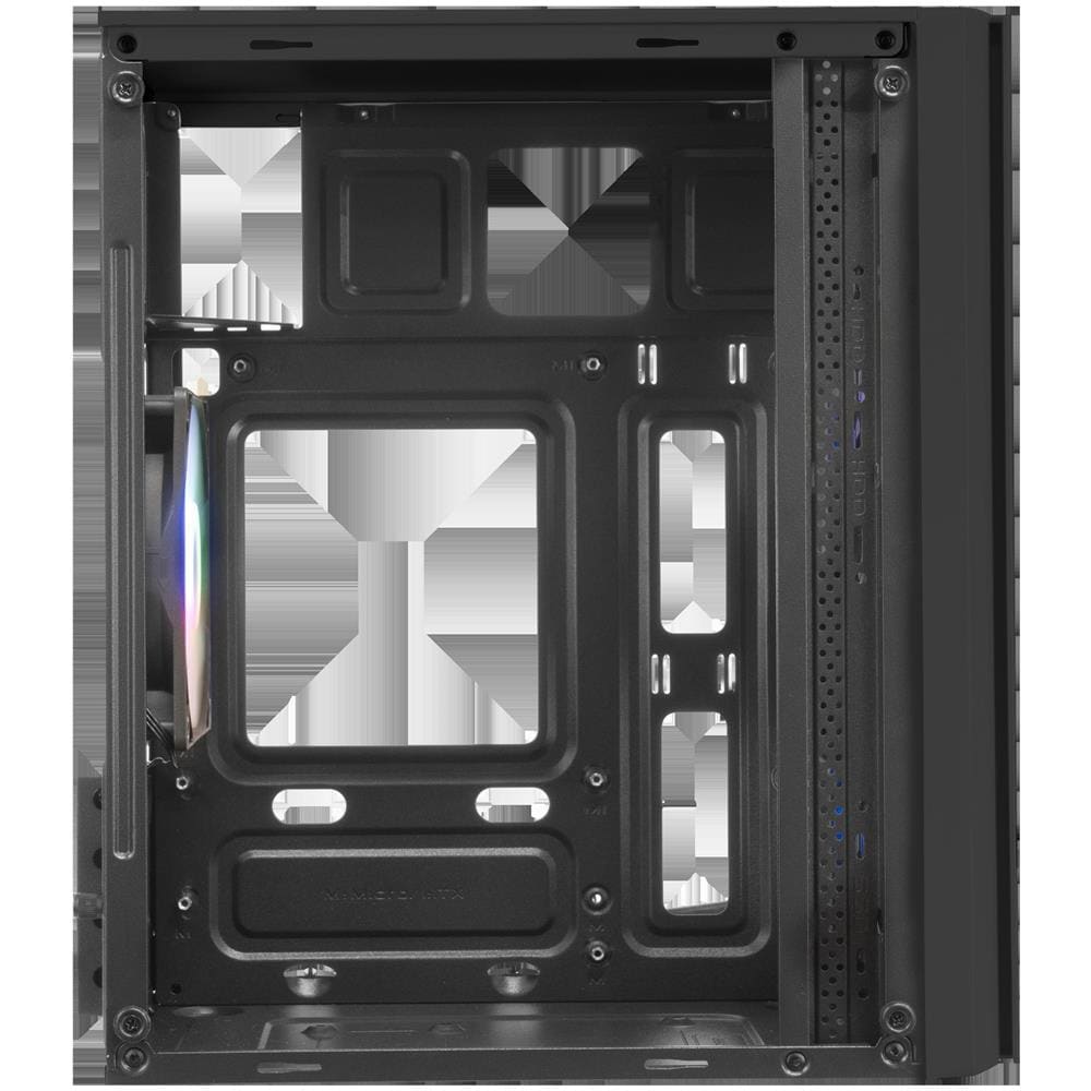 Case MC300 Mini Tower micro ATX, Mini-ITX 1 Porta USB 3.2 Colore Nero (Finestrato) - Foto 2