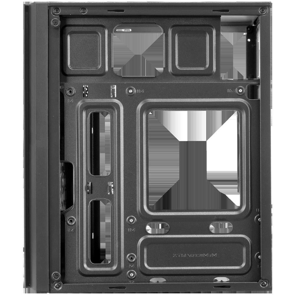 Case MC300 Mini Tower micro ATX, Mini-ITX 1 Porta USB 3.2 Colore Nero (Finestrato) - Foto 3