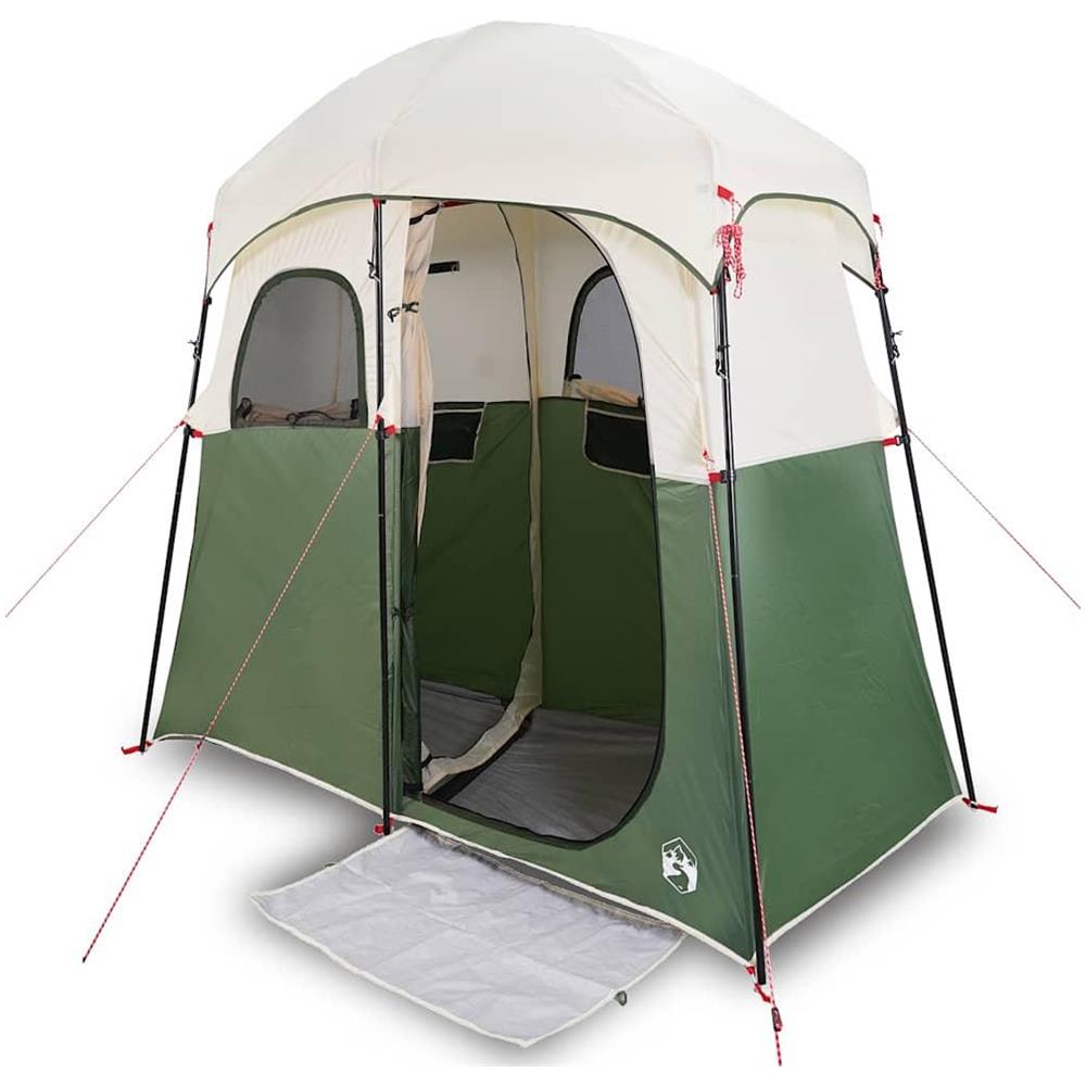 Tenda da Doccia per 2 Persone Verde Impermeabile - Foto 1