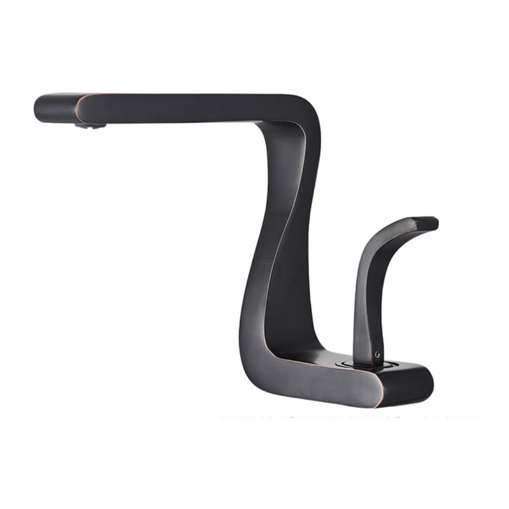 Rubinetto per lavabo da bagno, Blackswan, tipo M9, modello nero anticato, misura 18,5 cm - Foto 1