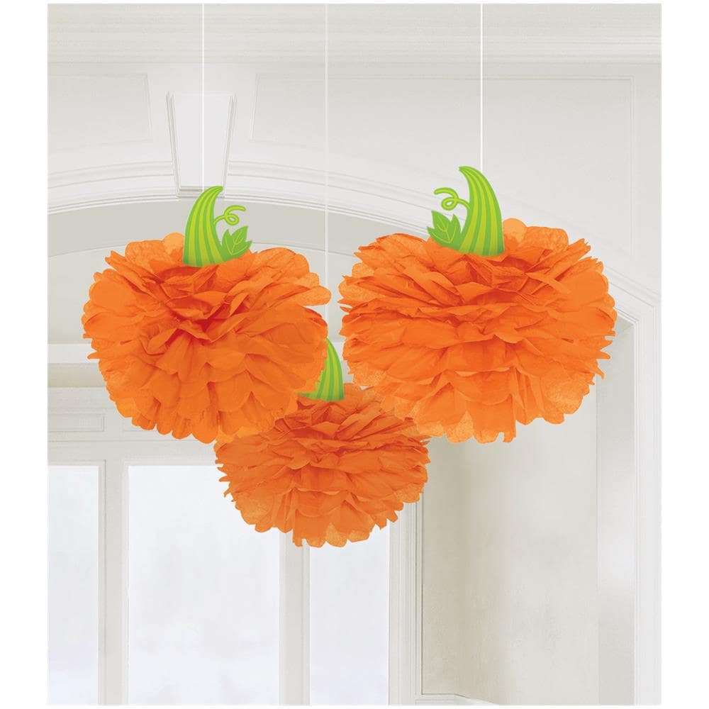 3 Decorazioni Da Appendere A Forma Di Zucca Taglia Unica - Foto 1