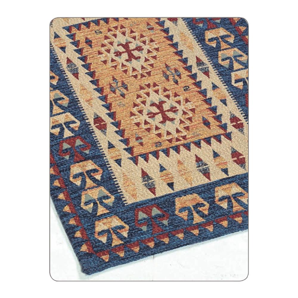 Tappeto Da Camera E Salotto Disegno Kilim 140x195 cm Blu - Foto 1