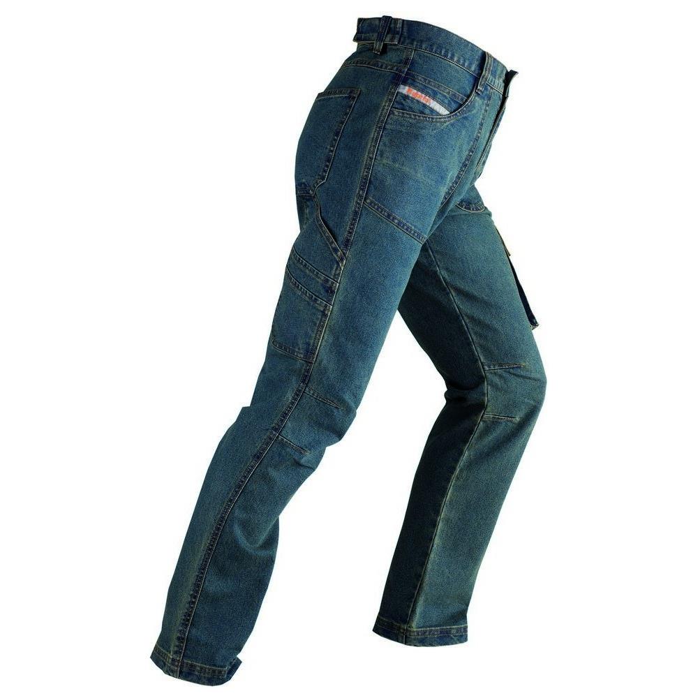 Pantalone da Lavoro Touran Jeans Elasticizzato Taglia L - Foto 1