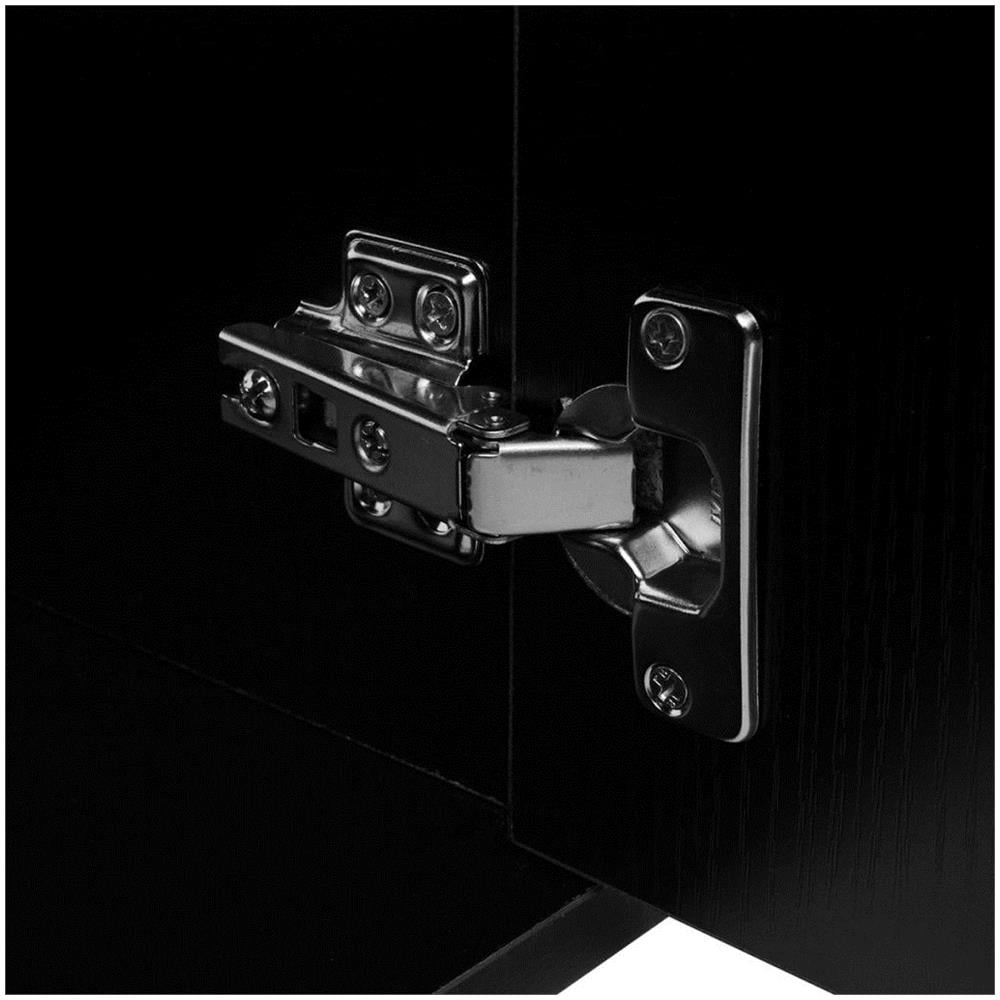 Mobili da Bagno con Lavabo Set 9 pz Nero - Foto 7