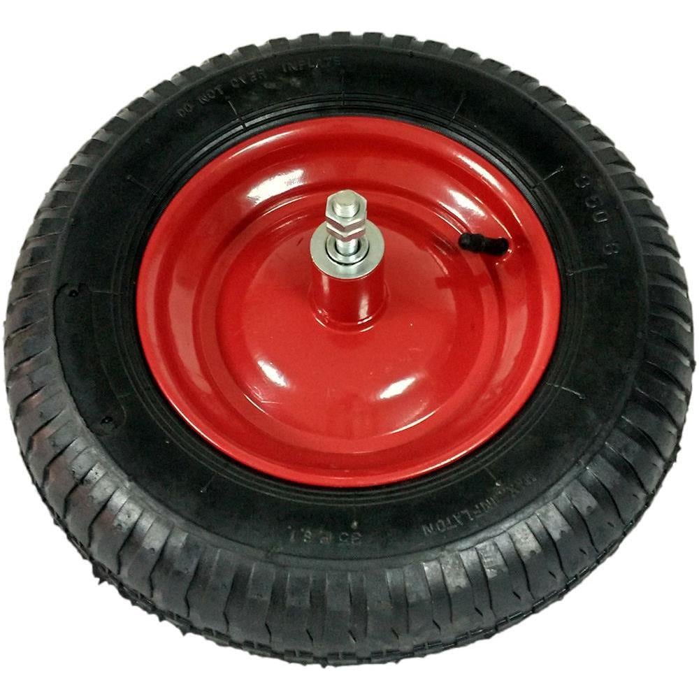 Ruota Gonfiabile Per Carriola 360 Carrello Nera - Foto 1