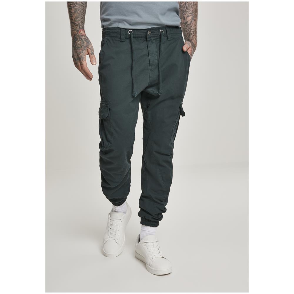 Pantalone Urban Classics Cargo Jogging Tb1268 - Verde L - Foto 1
