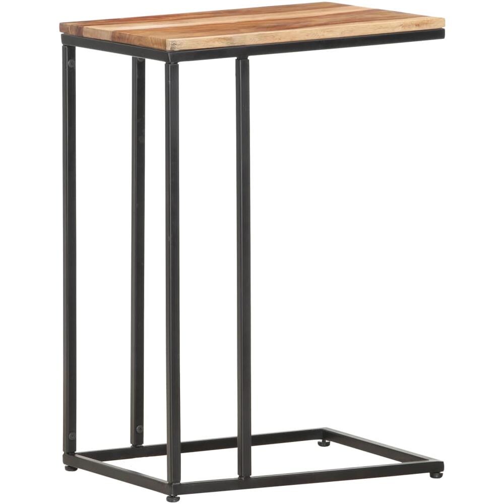 Tavolino Laterale 35x45x65 cm in Legno Massello di Sheesham - Foto 1