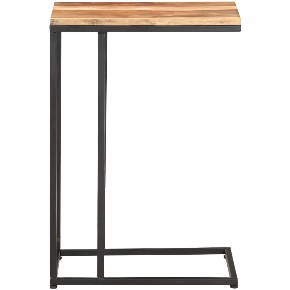 Tavolino Laterale 35x45x65 cm in Legno Massello di Sheesham - Foto 2