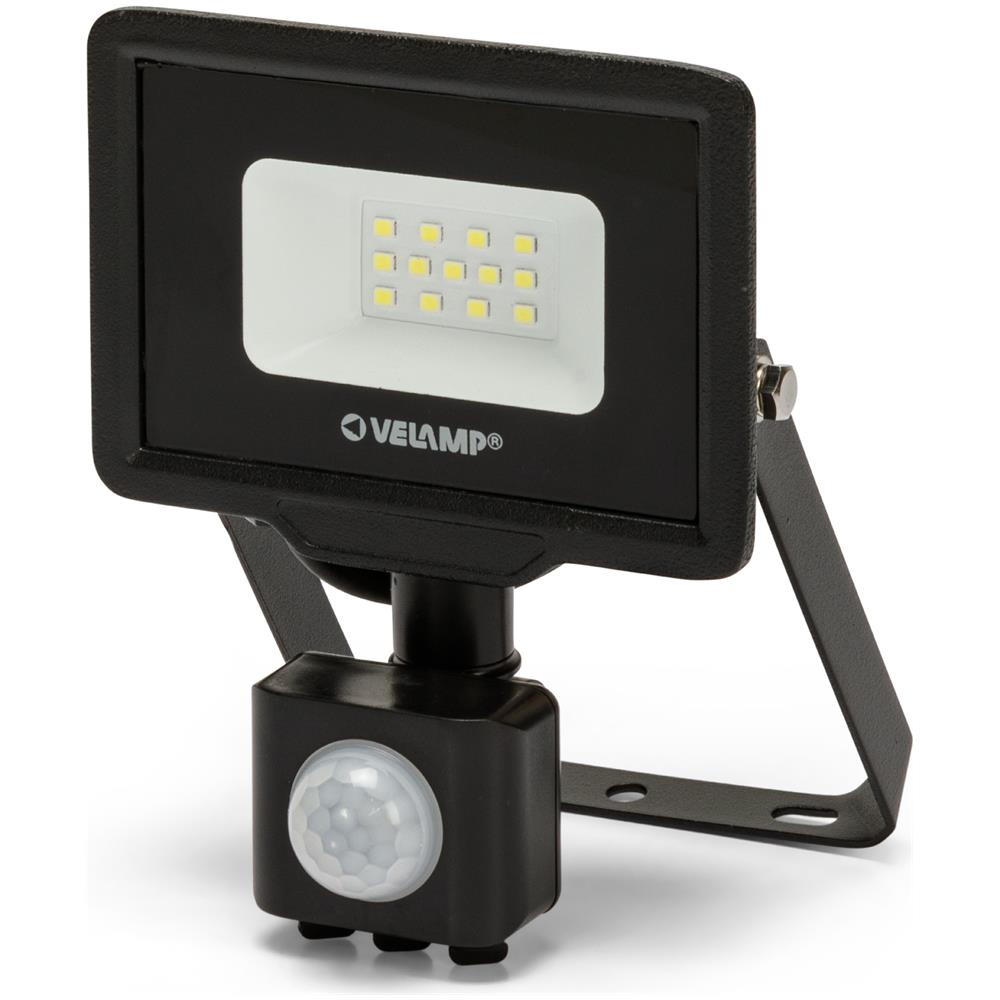 Padlight5, Proiettore Led Smd 10w Ip44, Nero 6500k. Con Ir - Foto 1