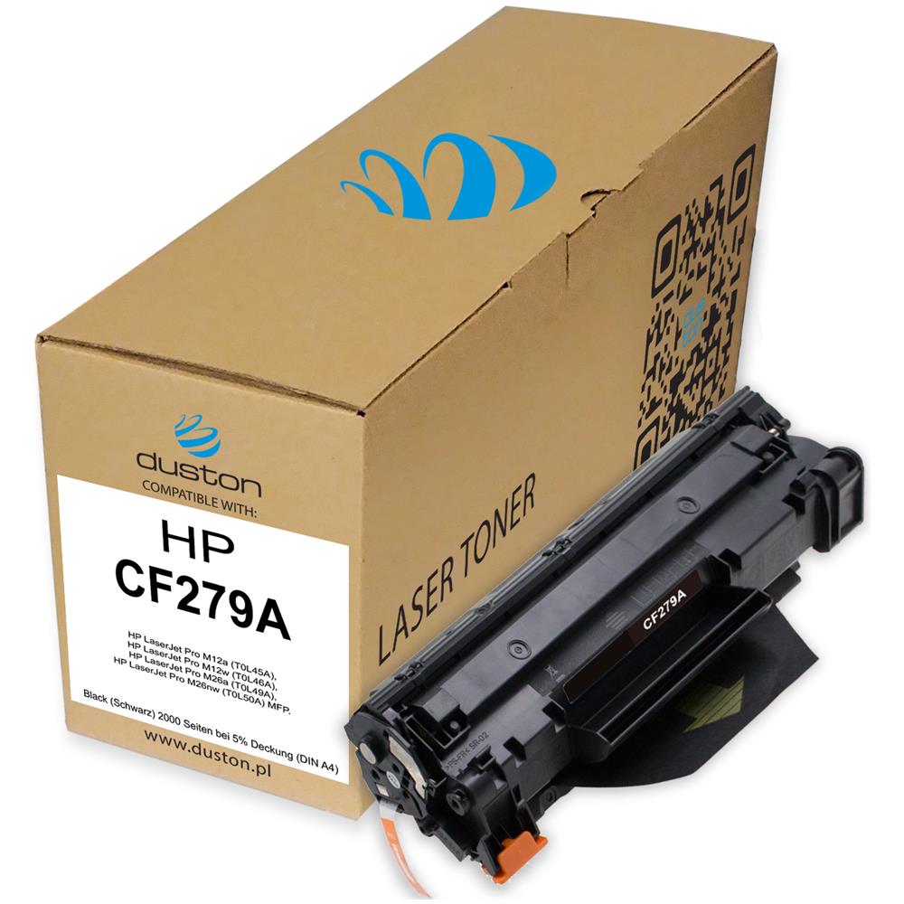 TONER - 2x Cf279a, 79a Negro Compatible Con Hp Laserjet Pro M12 M26 Mfp - Foto 2