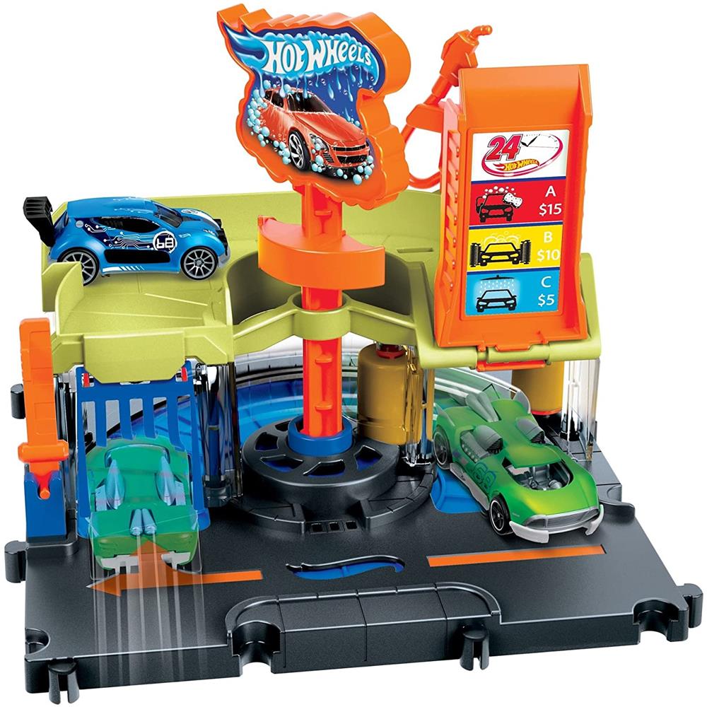 Hw City Car Wash Speed Clean Playset - Foto 1