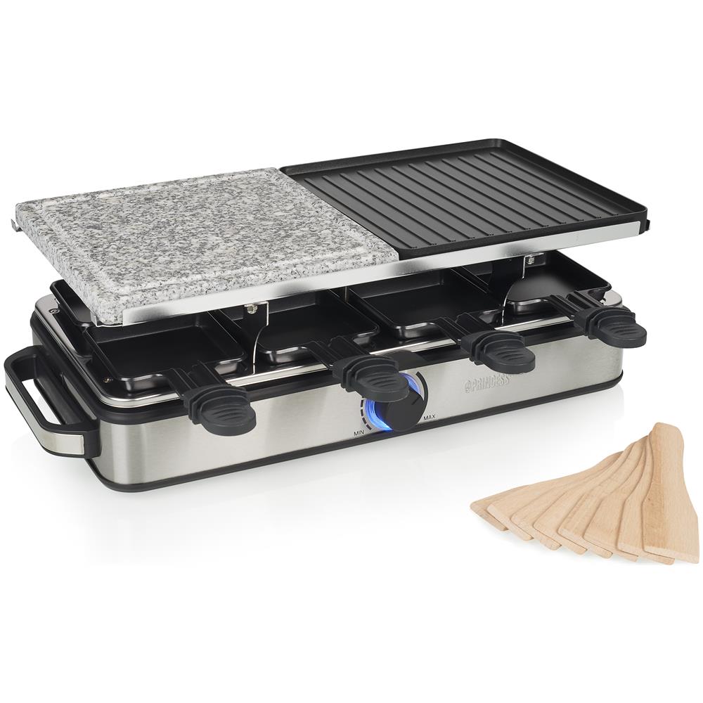 Piastra E Griglia Per Raclette Per 8 Persone Deluxe 1400 W - Foto 1