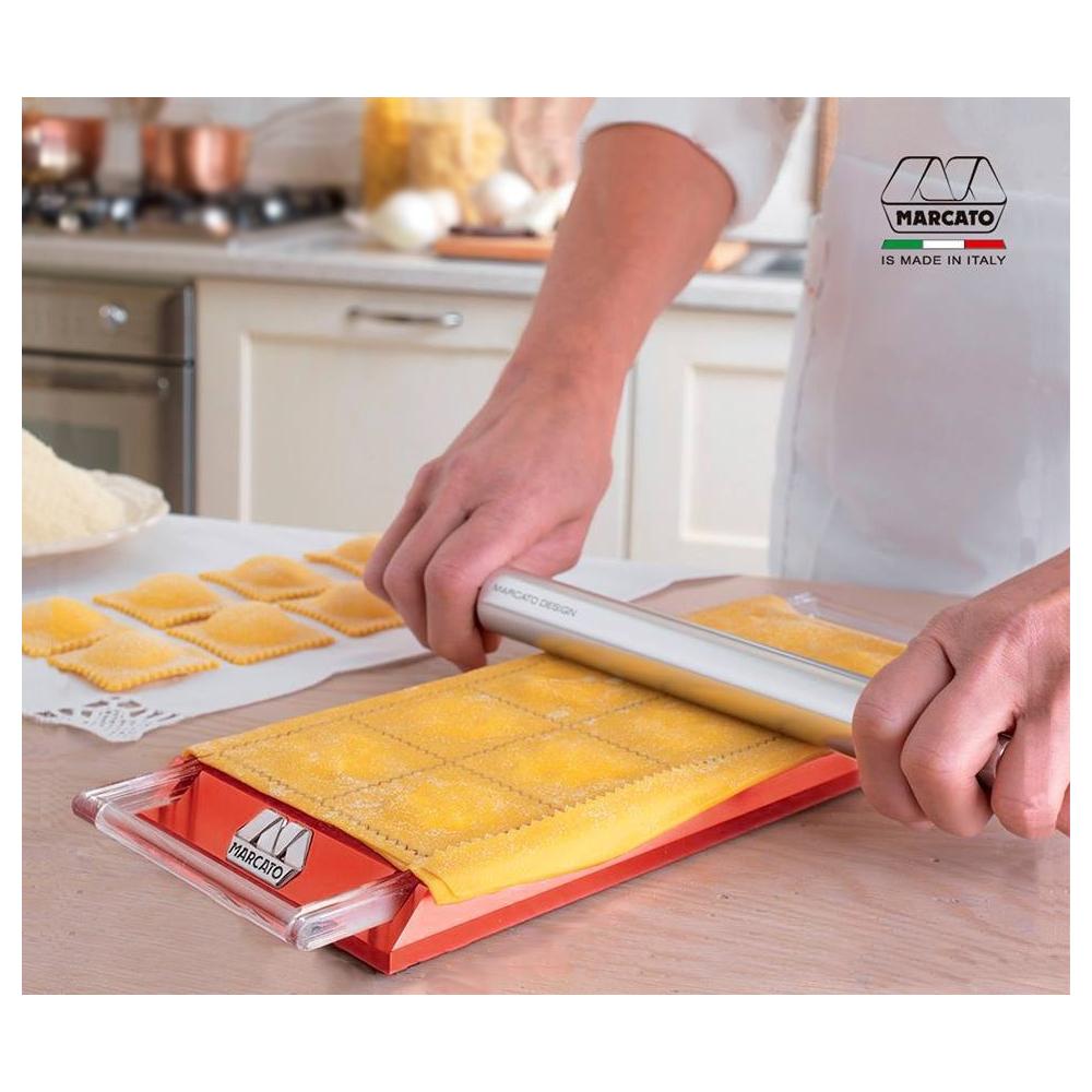 Stampo ravioli tablet nero (mattarello incluso)  - Foto 4