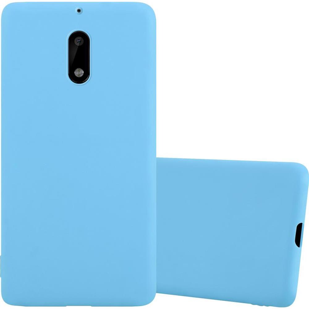 Custodia Compatibile Con Nokia 6 In Candy Blu - Coperchio Protettivo In Silicone Tpu Flessibile - Foto 1
