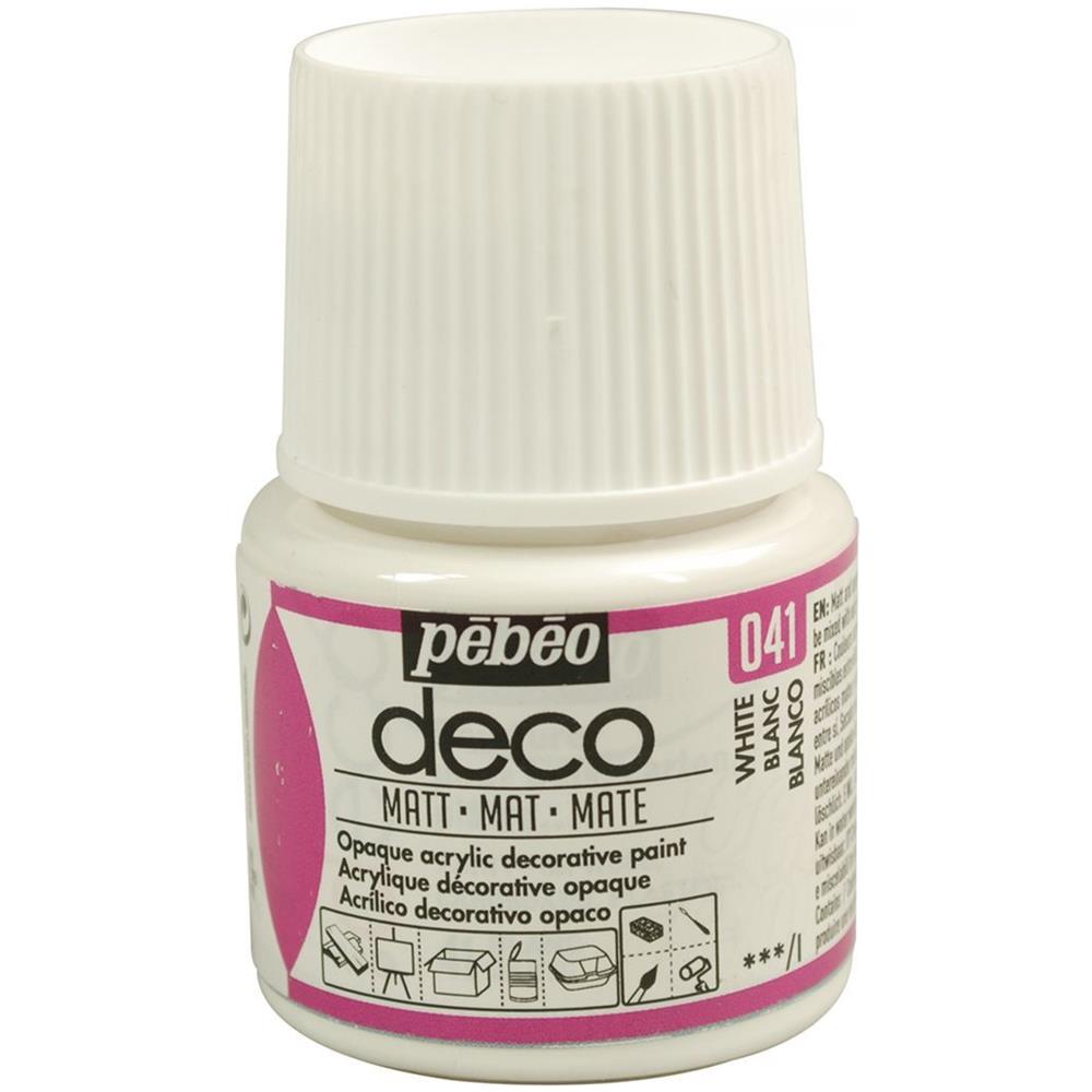 Pittura Acrilica Opaca - Bianco - 45 Ml - Foto 1