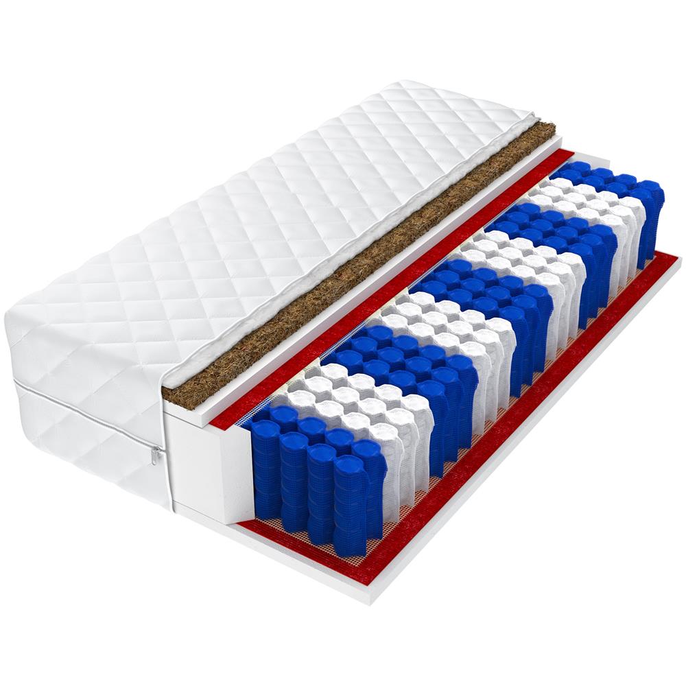 Materasso Matrimoniale Novilla 160x200cm - Molle Insacchettate E Schiuma 20cm - Foto 13