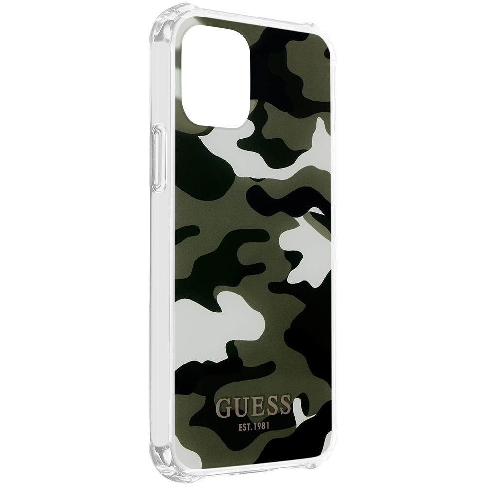 Cover Iphone 12 E 12 Pro Con Cordino Design Camouflage Verde Guess - Foto 5